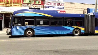 MTA Bus: Orion VII OG Hybrid/New Flyer Xcelsior XD60 Artic Q111 Buses@Foch/Guy R. Brewer Boulevards!