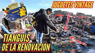 CHACHAREANDO EN EL TIANGUIS DE LAS TORRRES DE LA RENOVACION - JUGUETES VINTAGE Y BOOTLEGS MEXICANOS