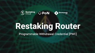 Restaking Router - Programmable Withdrawal Credentials