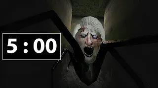 ELE ESCAPOU EM 5 MINUTOS PELO ESGOTO NA DIFICULADE EXTREMA - (REAGINDO A SPEEDRUNS DE GRANNY 1.8)