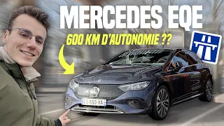 Mercedes EQE - Quelle AUTONOMIE en vrai sur AUTOROUTE ?