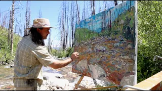 Plein Air Painting: Montana Creek in Summer - Turner Vinson