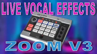 Unboxing Zoom V3 - Live Vocal Processor