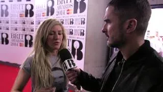 Zane Lowe with Ellie Goulding | Backstage At The BRITs 2014