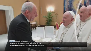 Ferenc pápa magyarul köszöntötte a magyar zarándoklat tagjait
