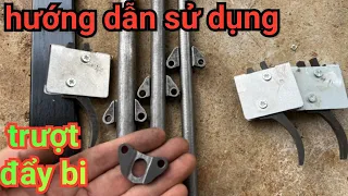 Phụ kiện nỏ bắn bi sắt - giới thiệu bộ cò chuẩn và con trượt đẩy bi #kenhchiase #nobanbi #slingshot