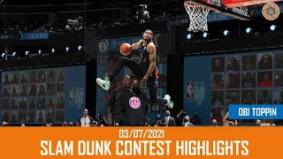 Obi Toppin's Full Slam Dunk Contest Highlights