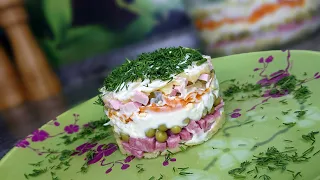 Салат Оливье. Новая версия. Olivier salad. A new version.