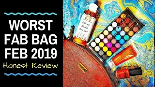 Fab Bag February 2019 | DISAPPOINTED | Must Watch | Waste of Money | Honest Review