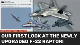 Our first look at the $16 BILLION F-22 RAPTOR UPGRADE