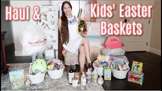 What's In My Kids' Easter Baskets?! Easter Basket Filler Ideas & Haul! Homegoods, TJ Maxx & Target!
