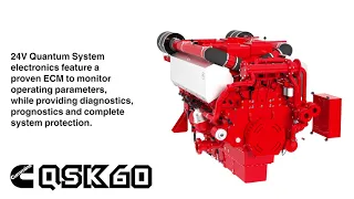 Cummins Marine Engines - QSK60 T4 IMO III
