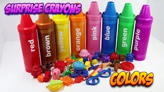 Learn Colors with Crayon Surprises | Best Learning Videos for Toddlers
