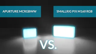 Smallrig Pix M160 RGB light vs Aputure MCRGB