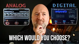 Analog vs Digital Delay Riffs | Boss DM-101 and SDE-3000D Pedal Demo