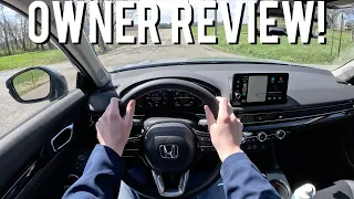 2024 Honda Civic Touring - POV Ownership First Impressions, Fuel Economy (3D Binaural Audio)
