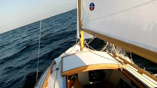 Picofolkboat 360 in a good wind