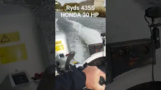 my new Honda 30 Hp on the Ryds 435S