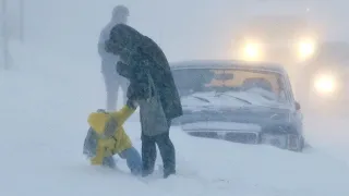 "Черная пурга" в Норильске. Красноярский край (02.12.2020)