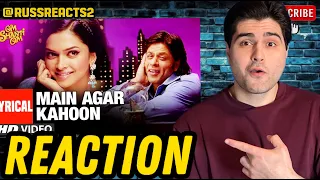 Main Agar Kahoon - REACTION!! | Om Shanti Om | SRK | Deepika Padukone | Sonu Nigam | Shreya Ghosal