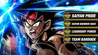 AMAZINGLY POWEFUL! LEVEL 10 LINKS 100% RAINBOW STAR EZA LR PHY BARDOCK! (DBZ: Dokkan Battle)