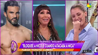 Cubero: "A Nicole la bloqueé cuando maltrató a Mica Viciconte"