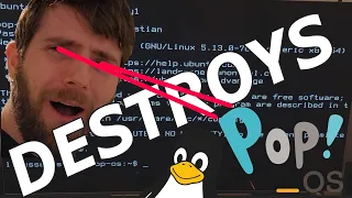 Linus Tech Tips DESTROYS Linux (Pop OS)!! Reviewing the Daily Driver CHALLENGE Pt.1