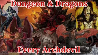 Dungeons & Dragons: Every Archdevil