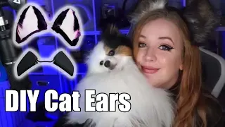 I WEAR MY DOGS EARS? | Cosgear Catgirl Ears DIY