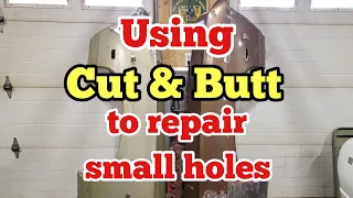 Using Cut & Butt to repair small holes