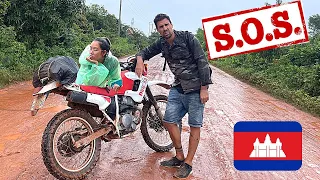 WE ARE LOST IN CAMBODIA! 🇰🇭 Couple Motorcycle trip gone wrong  | CAMBODIA VLOG