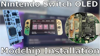 Nintendo Switch OLED Modchip Installation