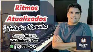 RITMOS E SAMPLES ATUALIZADOS - PACK 2023   #psrs670 #ritmosyamaha #tecladoyamaha