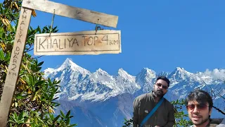 Khalia Top Trekking 2023 || Uttarakhand Munsiyari || October 2023 || Kumaon Dairies