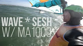 my first MA1000 wave sesh winging