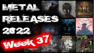 Metal releases 2022 - Week 37 (12th - 18th of September) releases!  - Metal albums 2022