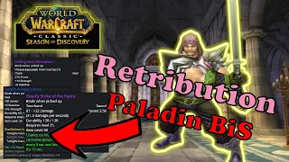 Retribution Paladin lvl25 BiS/Pre-BiS List | Season of Discovery | #classicwow