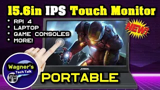 Raspberry Pi 4 15.6" Portable IPS TOUCH SCREEN Monitor!  Also great for Laptops, Game Consoles, etc.
