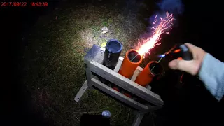 Veline Color Star Fireworks 1.5 in. can shells