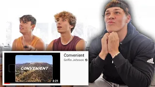 NOAH BECK REACTS TO GRIFFIN JOHNSON'S DISS TRACK!!