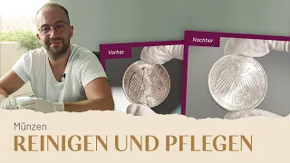 Münzen reinigen und pflegen