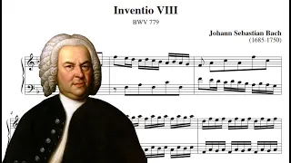 JS Bach: Invention Nr 8 in F major BWV 779 - Pleyel 1909