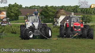 Plowing in Hard Conditions, Storage of Silage Bale │Chellington Valley│ Season│FS 19│Timelapse#13