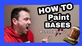 🤓🤓💚HOW TO PAINT STANDS for Blood Bowl 💚🤓🤓( GAMES WORKSHOP )COMO PINTAR PEANAS para Blood Bowl.