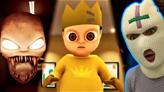 ЛЫСЫЙ УСТРОИЛСЯ НА РАБОТУ ?! ИГРА The Baby In Yellow