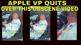 APPLE VP forced to QUIT over THIS OBSCENE VIDEO | Tony Blevins leaves Apple after this