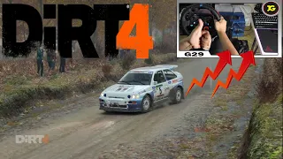 Ford Escort RS Cosworth - Dirt 4 | Logitech G29 + Shifter Rally Gameplay HD 1080p