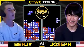 2021 CTWC!! - Benjy vs. Joseph - Classic Tetris Gp. E FINAL