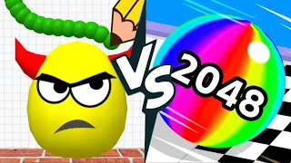 Ball Run 2048 Merge Number vs Draw To Smash all levels iOS / Android gameplay walkthrough