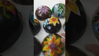 MIS LINDAS ARTESANÍAS DE JICARAS DE SIRIAN O GUASTECOMATE